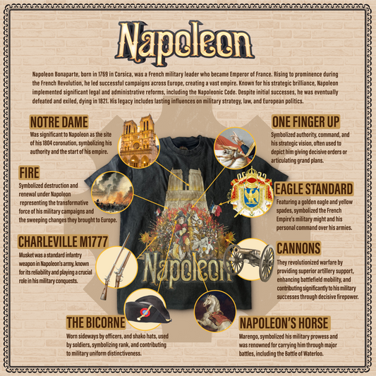 History Shirt Napoleon Shirt French Shirt Conqueror Shirt